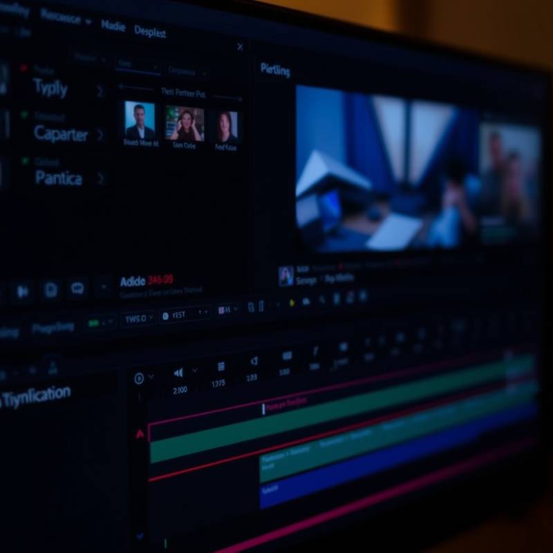 Screenshot von Adobe Premiere Pro Software